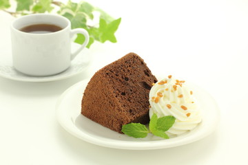 チョコレートシフォンケーキ