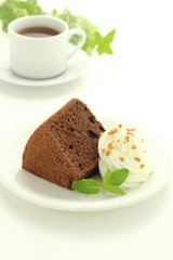 チョコレートシフォンケーキ