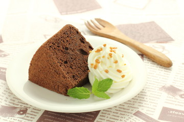 チョコレートシフォンケーキ
