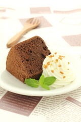 チョコレートシフォンケーキ
