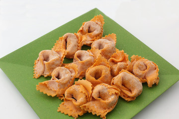 assiette de pâtes italiennes