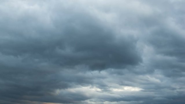 Clouds Moving in the Blue Sky