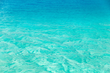 Fototapeta na wymiar sea or ocean blue transparent water