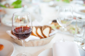 Glass of wine