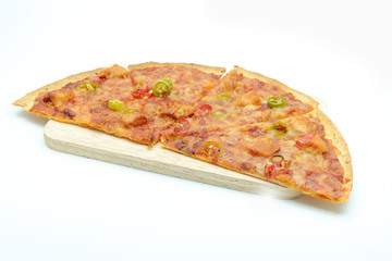 A half pizza.