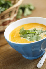 Lentil and coconut soup
