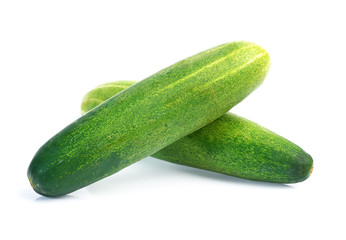 Cucumber isolated on white background