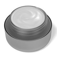 3d rendering of creme box