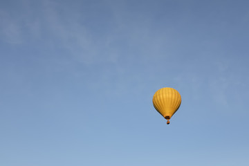 Fototapeta na wymiar hot-air balloons flying