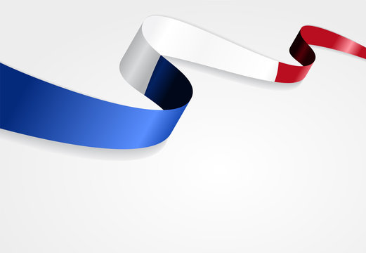 French flag background. Vector illustration.