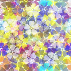 watercolor flowers pattern