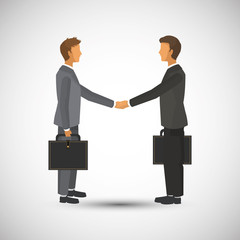 Fototapeta premium businesspeople graphic design 