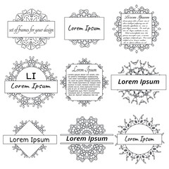 set frames for design