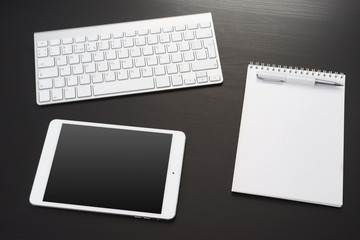 Digital tablet and computer keyboard