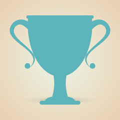 trophy icon design , editable vector