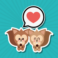 Animal cartoon design , editable vector