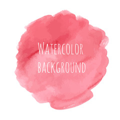Watercolor vector background for design
