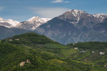 Fototapeta na wymiar Vetta della Majella in Abruzzo