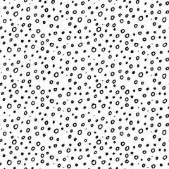 seamless pattern handdrawn circles