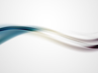 Vector blurred wave abstract template