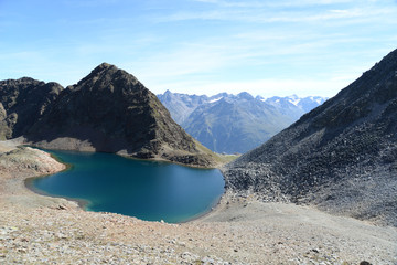 Schwarzsee mit Rotkogel bei Sölden