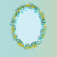 romantic frame for design