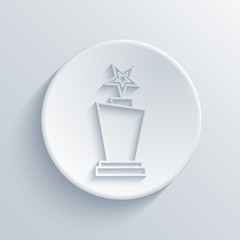 Vector modern light award icon