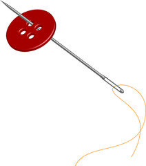 Sewing Needle Button