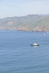 Fototapeta na wymiar Boats in San Francisco