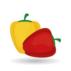 Vegetable design over white background, vector illustration