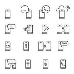 Smart Phone Icon,Vector EPS10.