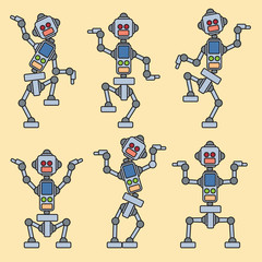 To work well, the robots have to knead the joints and hinges.