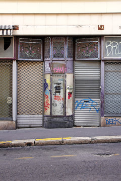 abandoned shops