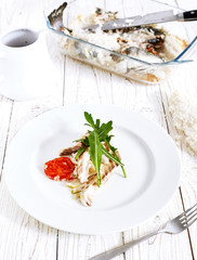 Seabass baked in sea salt 