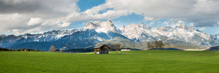 Berge in den Alpen, Steinernes Meer, Panorama