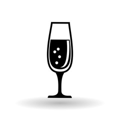 cocktail design over white background, vector illustration