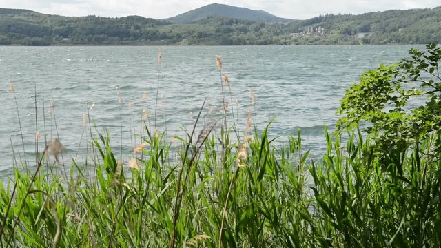 Laacher See volcano. Landscape on the crater rim. (Eifel region, Germany) 