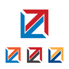 Up Down Arrow Abstract Sign Symbol