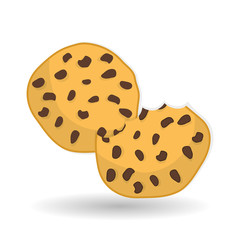 cakes  over white background, vector illustration