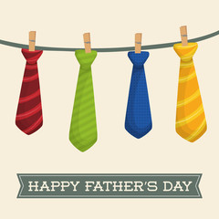 illustration of Happy fathers day 