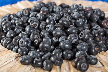 fresh picked blueberries