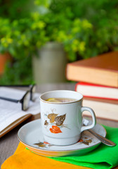 books and tea