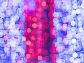 Multicolored defocused bokeh lights background