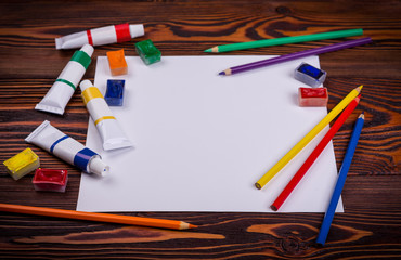 Artist and paint mockup 