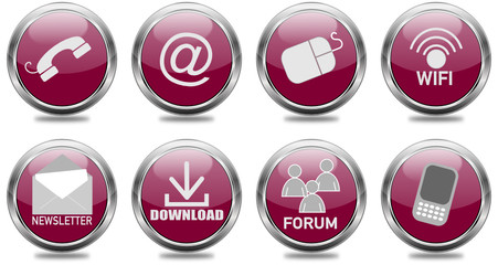 Icons buttons internet web  #160417-03