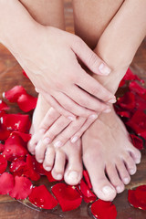 Spa treatment, pedicure