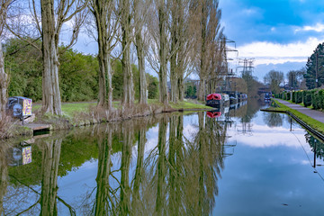 Amazing view of the canals in Birmingham