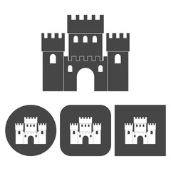 Castle Icon - vector icons set