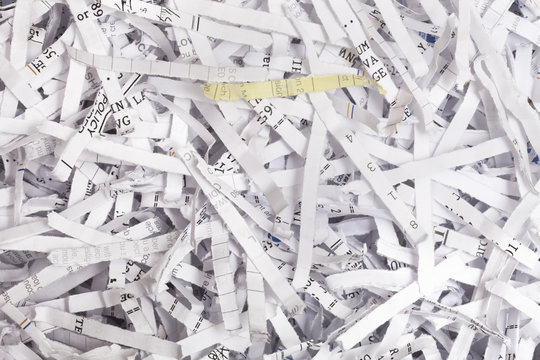 Shredded Paper Documents