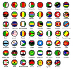 Flaggenicons- Afrika